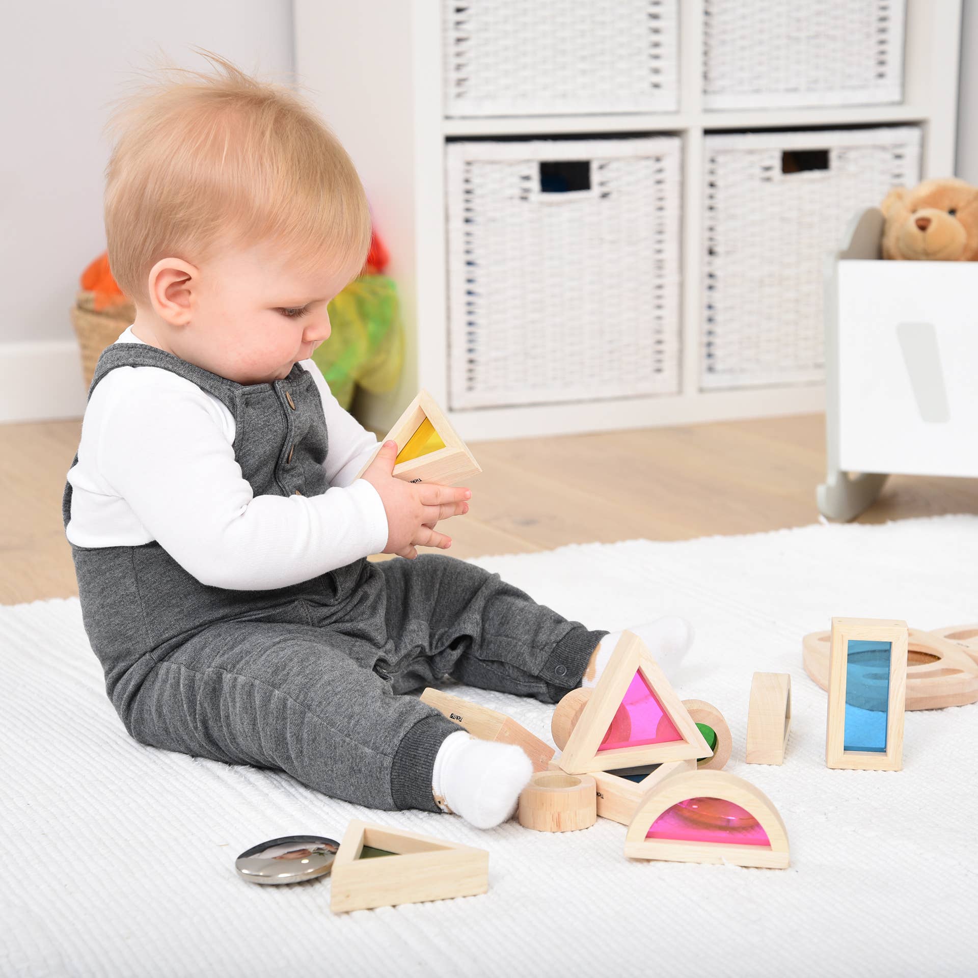 Commotion (Europe) BV - Wholesale Blocks - Kids Baby - Rainbow Blocks - Building blocks - Wooden Toy - Sensory
2