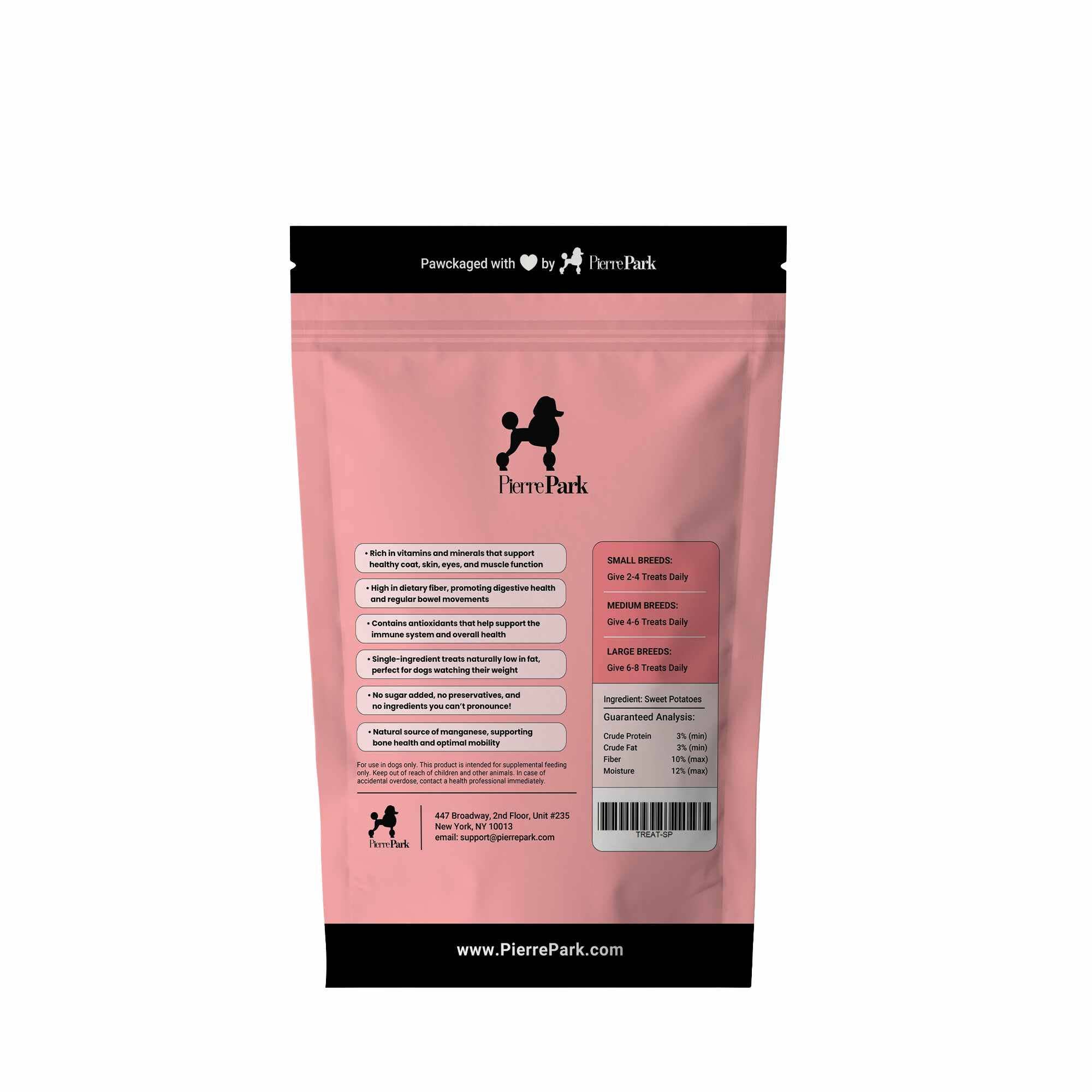 PierrePark - Wholesale Pet Treats - Dog - Healthy Dog Treats | Sweet Potato Dog Treats2