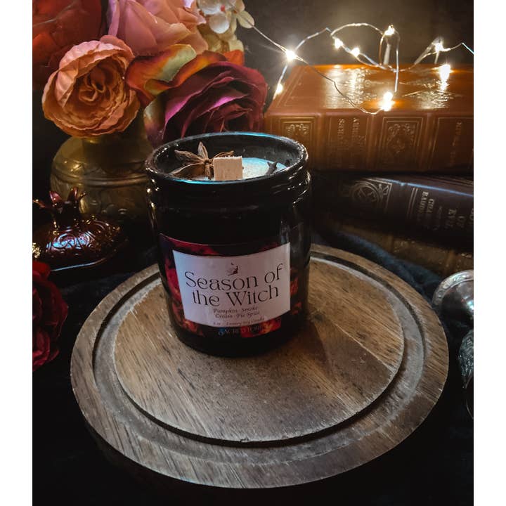 Sacred Lore - Wholesale Jar/Filled Candle - Season Of The Witch Candle, Ritual Candle, Apothecary Jar