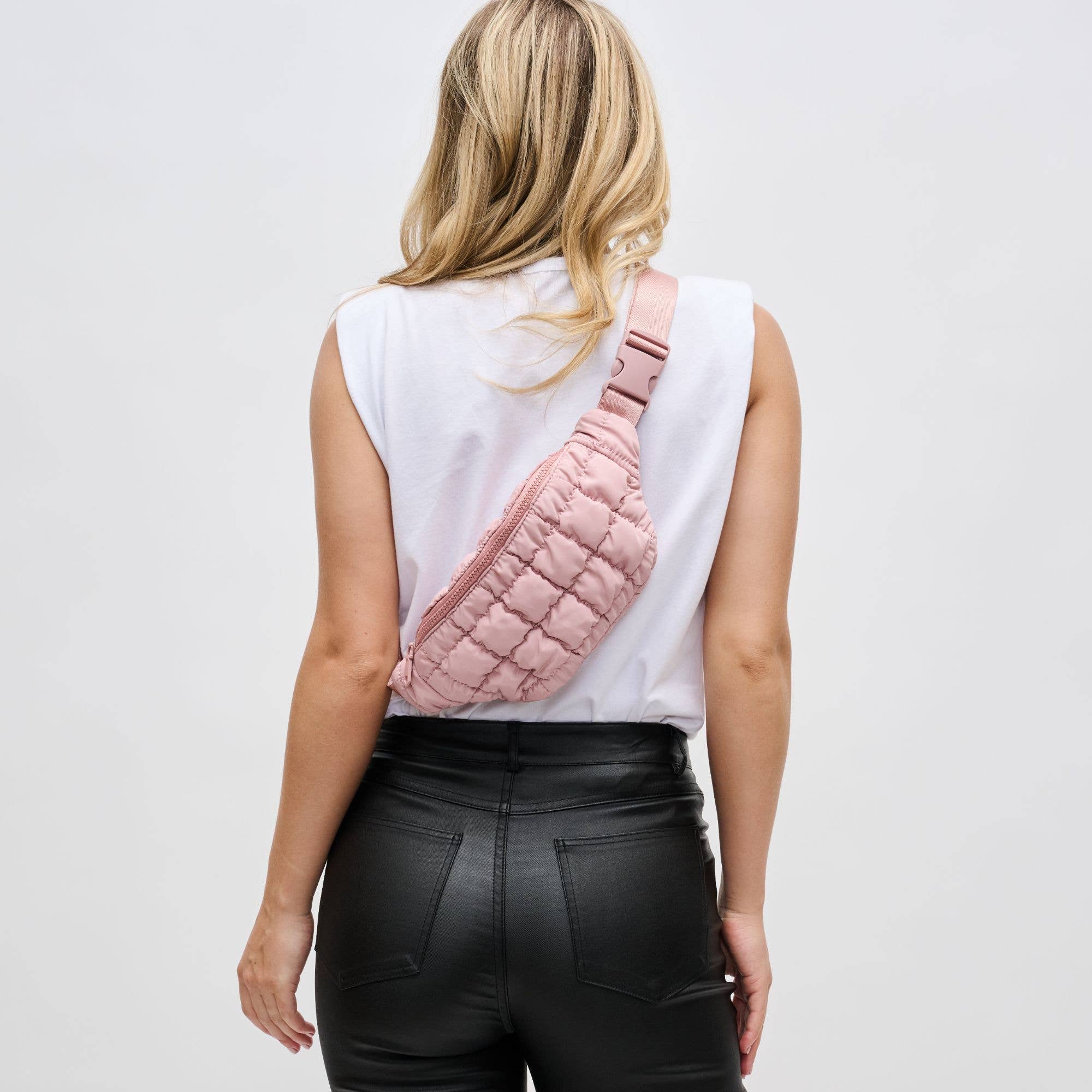 Sol and Selene – wholesale Belt bag – Women’s – Resurgence Quilted Puffer Nylon Belt Bag49