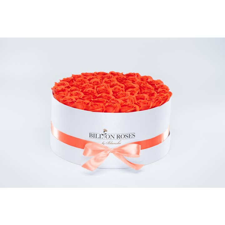 Billion Roses by Blanche - Wholesale Artificial Flowers - Große und Weiße Box mit Ewigen Rosen34