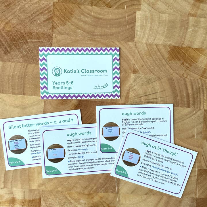 Ans 5-6 Spellings pour la vente par Katie's Classroom