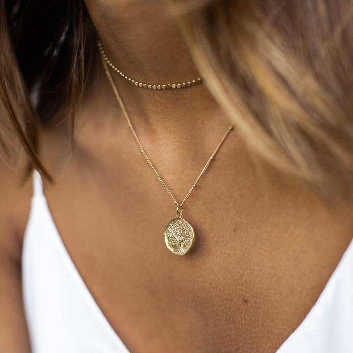 Agapée Jewelry - Wholesale Pendant/Charm Necklace - Gaya Necklace | Jewelry Gold Gift Waterproof