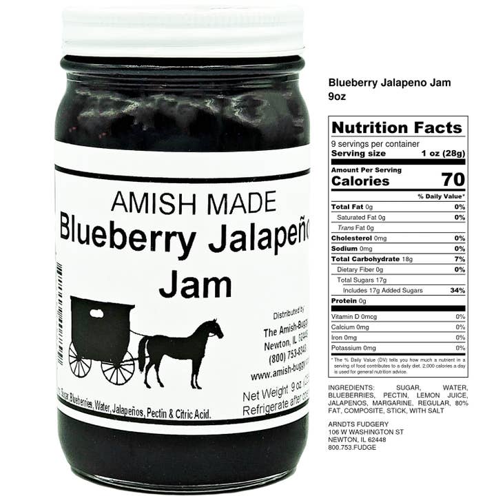 Arndt's Fudgery LLC - Wholesale Jam/Jelly - Amish made Jam and Jellies - 8 oz.1