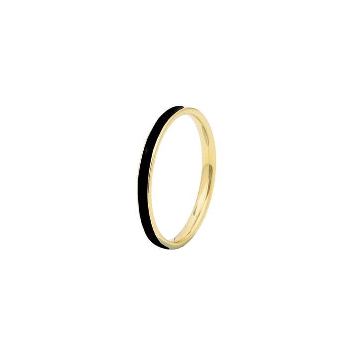 Aesthesis Ring - Goud, Email voor wholesale door Eleni Orfanou