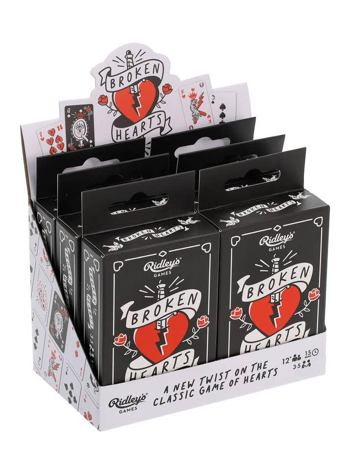 Broken Hearts CDU of 6 for wholesale by Chronicle Books