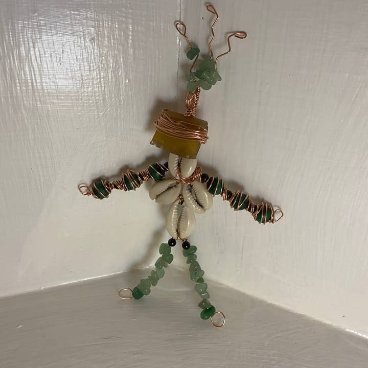 Citrine Abundance Warrior Pendant for wholesale by Kamicr8tions