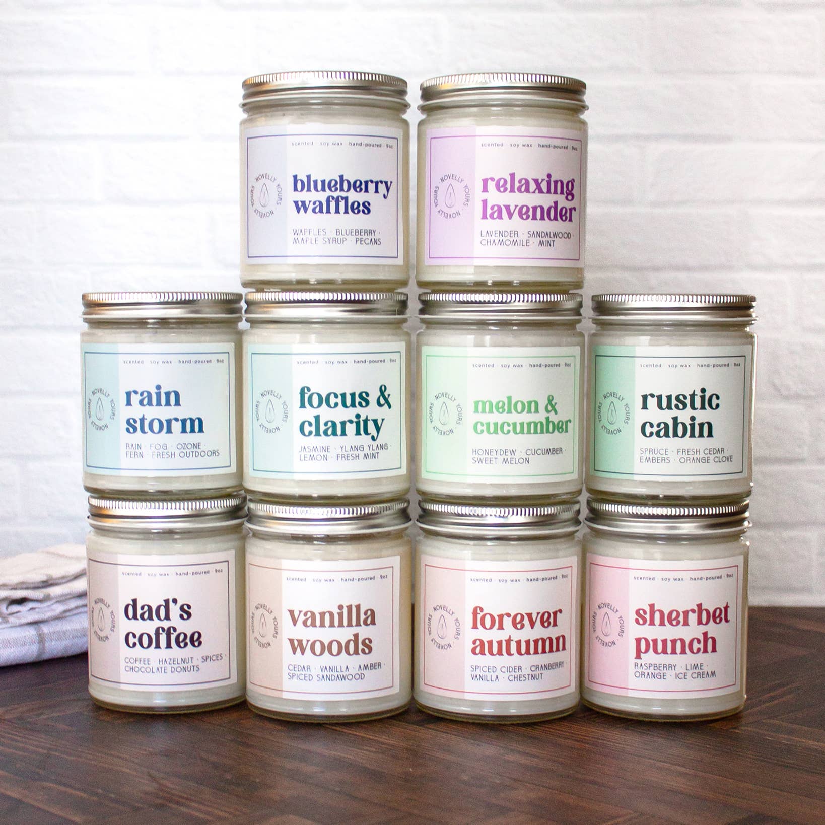 Novelly Yours - Wholesale Jar/Filled Candle - Vanilla Woods Candle | Cozy Cedar Vanilla Scented Candle4