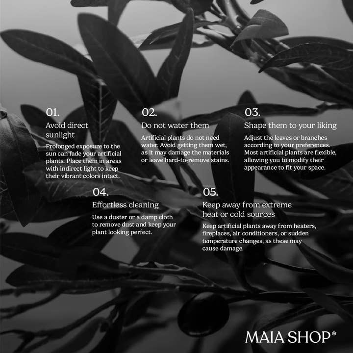 Maia Shop - Wholesale Artificial Plant - 3.5' Minimal Artificial Olive Tree