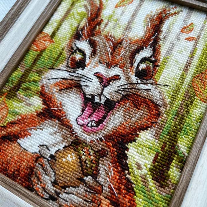 RIOLIS - Wholesale Embroidery/Cross Stitch Supplies - Cross Stitch Kit From Riolis 2302 Nutty Delight3