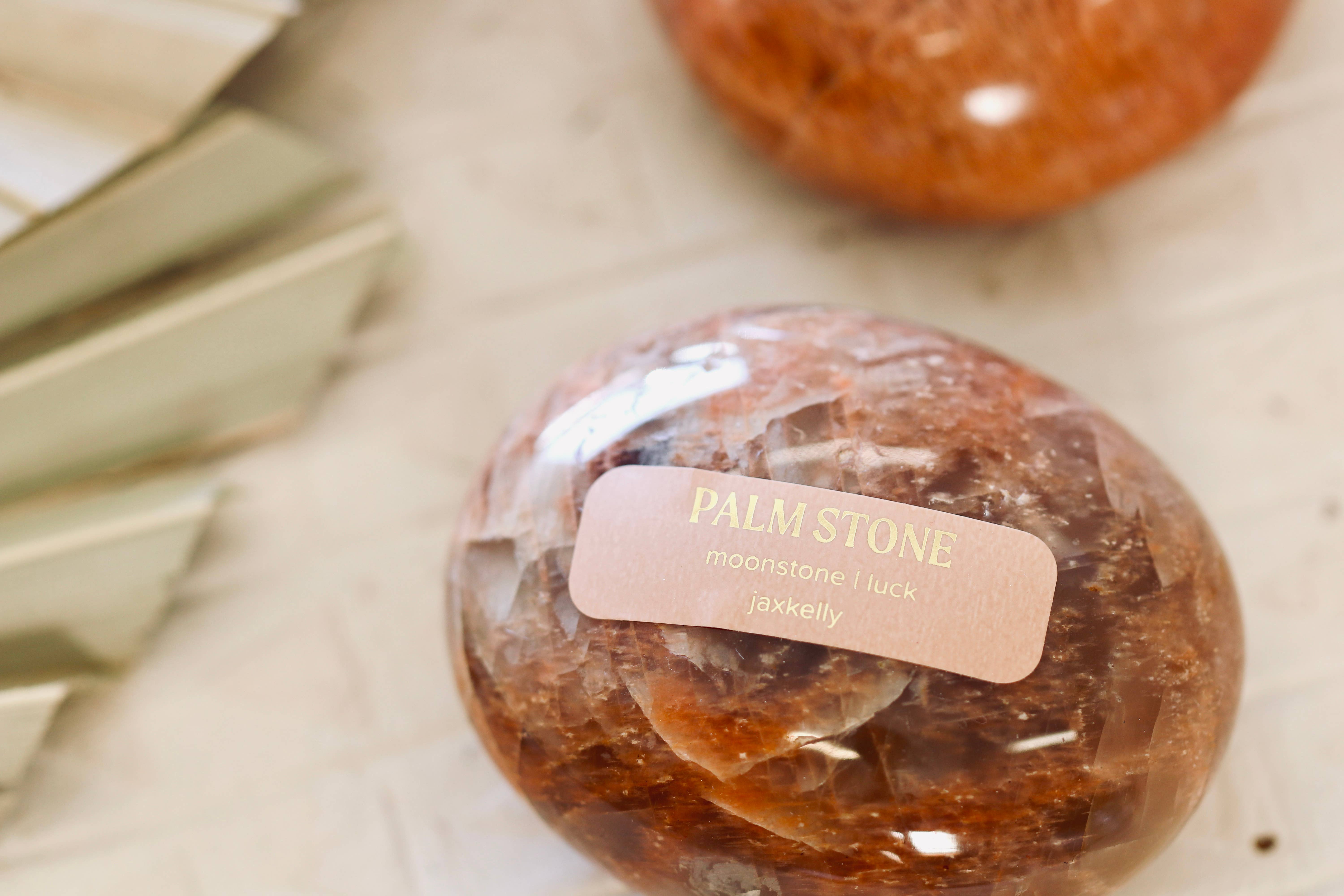 JaxKelly - Wholesale Spiritual Stone/Crystal - Palm Stone - Moonstone6
