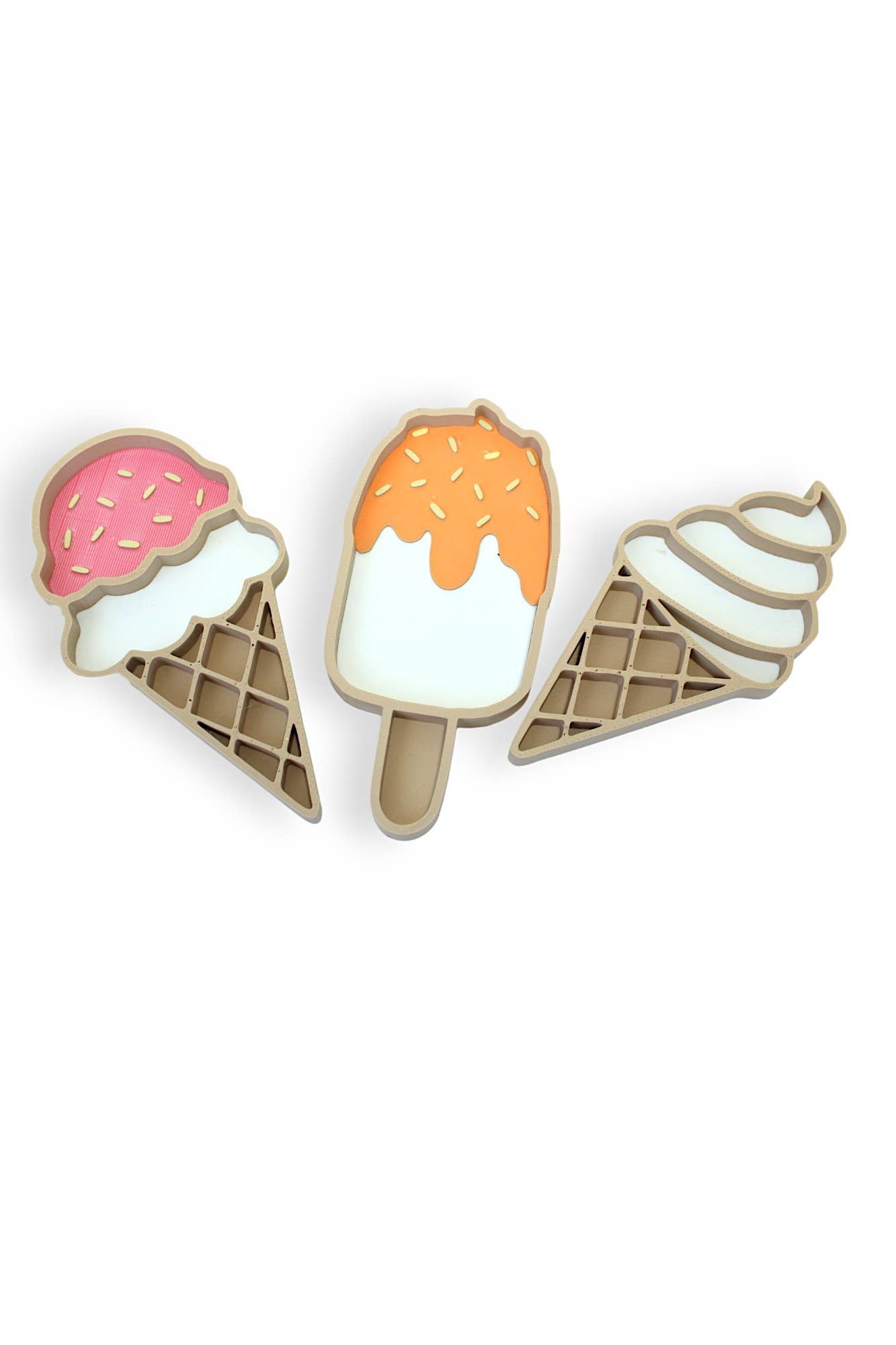 Kids Kabinet - Wholesale Toy Set - Kids - Cone Shape Pla - Soft Ice Cream1