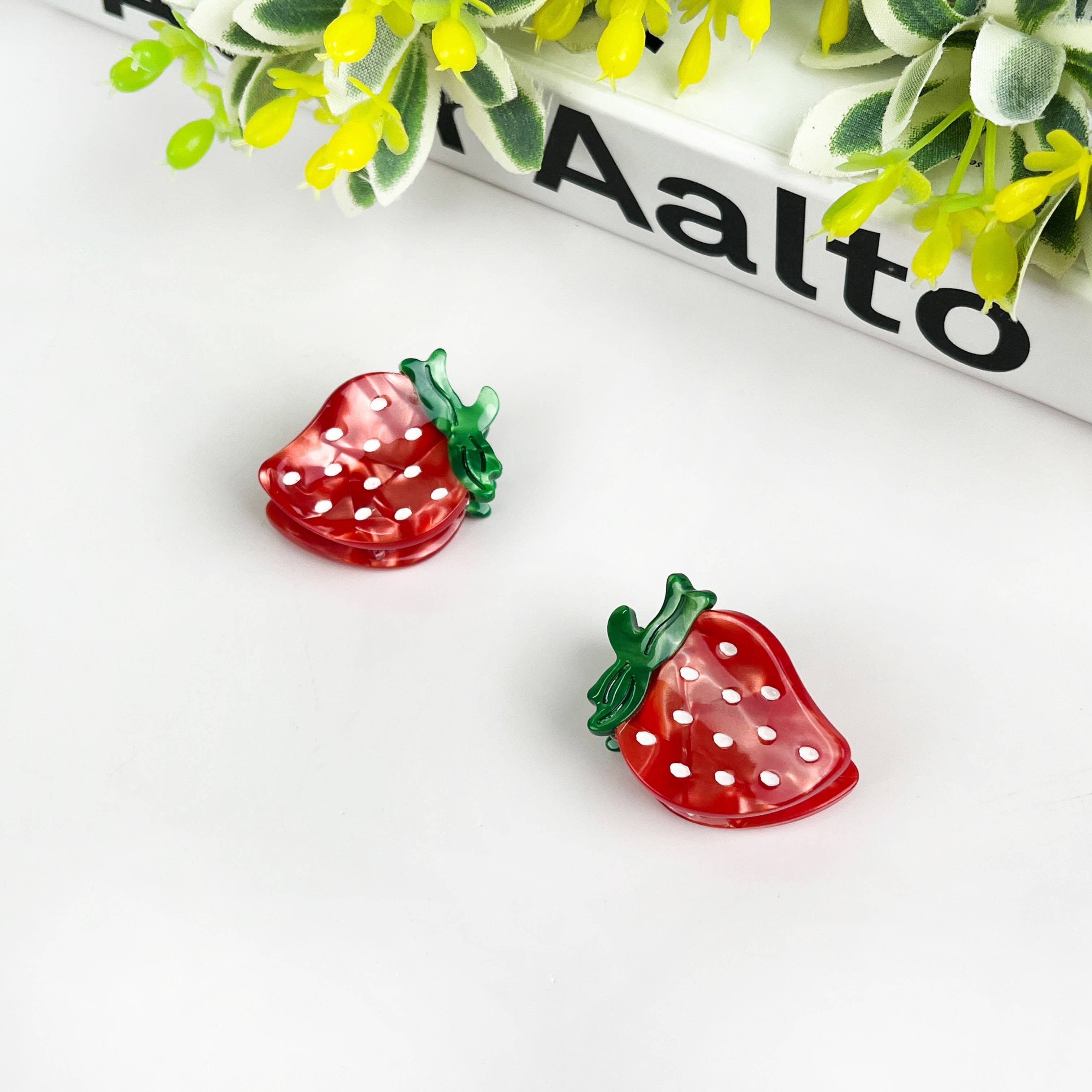 TheDivaSoap - Wholesale Haarclip - Dames - Kleine haarclip met fruitmotief, haaraccessoires van 3 cm11