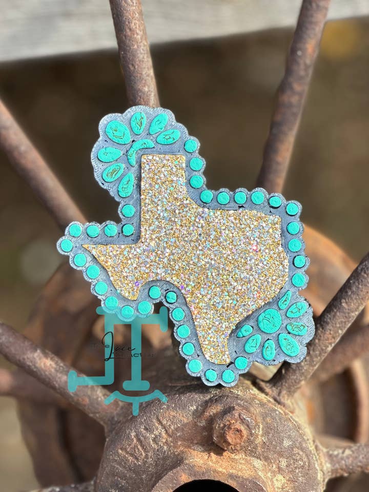 Turquoise Concho Texas for wholesale by The Lace Tractor