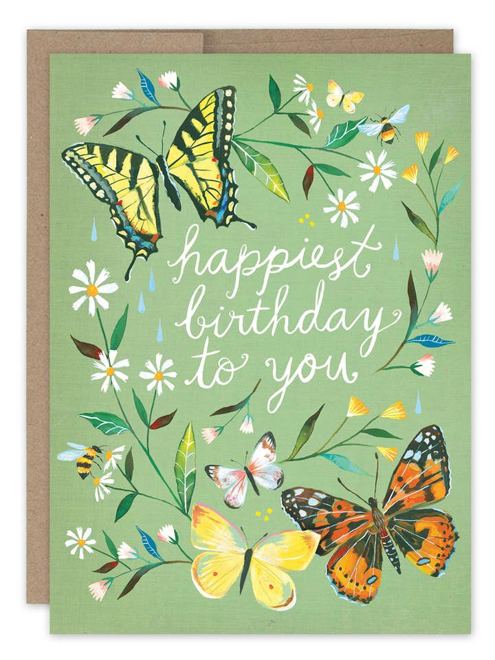 Happiest Birthday Card for wholesale by Biely & Shoaf