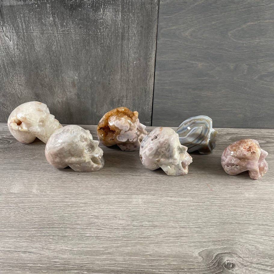 Keystone Crystals - Wholesale Spiritual Stone/Crystal - Assorted Crystal Skulls – Bulk Lot for Gift Shops110