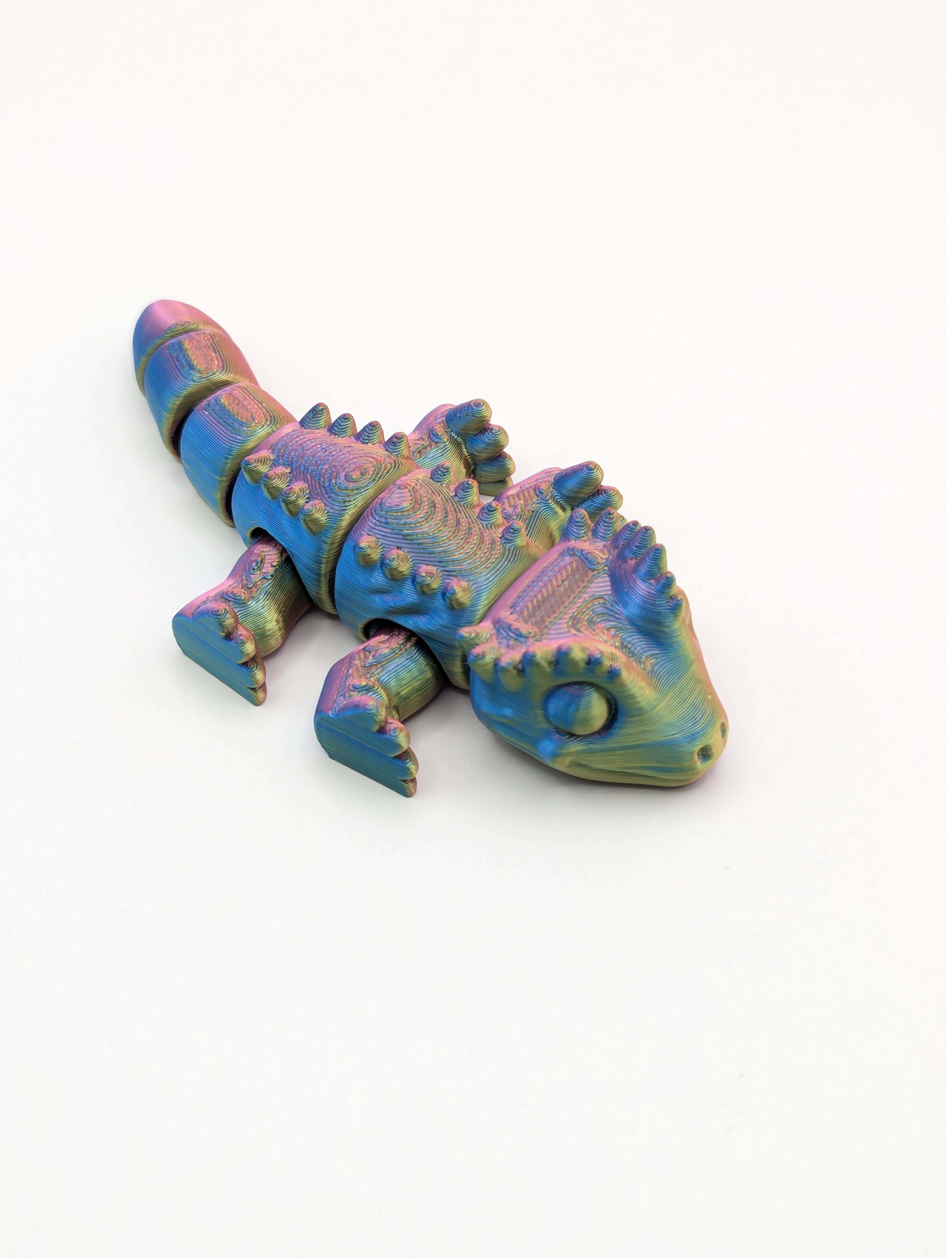 The Midnight Oil - Wholesale Fidget Toy - Kids - 3D Printed Crested Gecko3