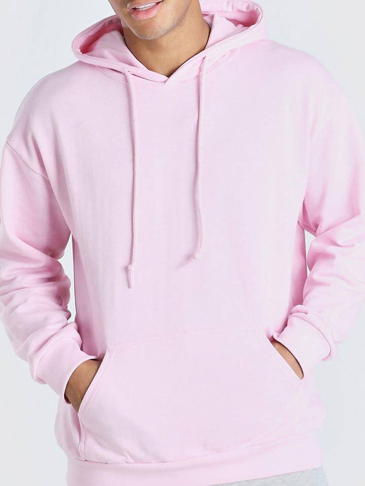 justyouroutfit - Wholesale Hoodie - Men's - BASIC FLEECE PULLOVER HOODIE