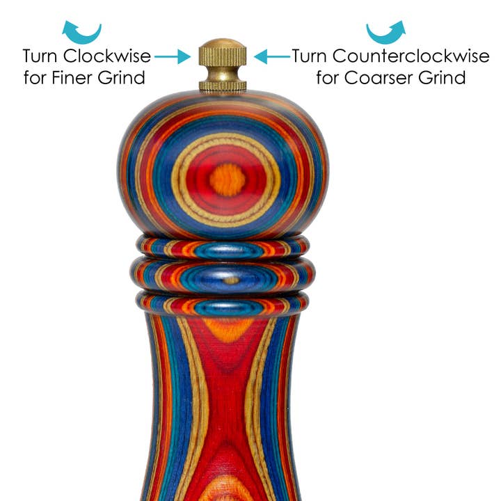 Totally Bamboo – Moinho de pimenta por atacado – Moedor de Pimenta Baltique® Montego Bay com Moinho Ajustável6