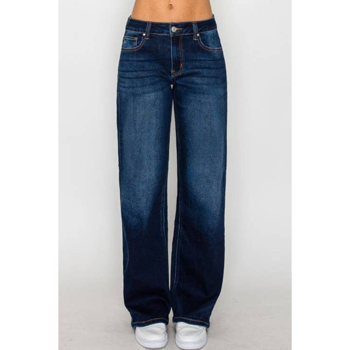 UP CLOTHING - Wholesale Jeans - Women's - LOW RISE BASIC 22 INCH WIDE LEG JEAN3
