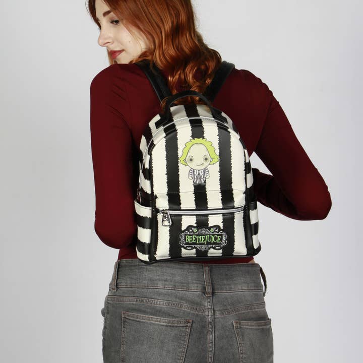 KARACTERMANIA - Vente Sac à dos – unisexe - Bételgeuse / Beetlejuice Stripes-Sac à dos Heady1