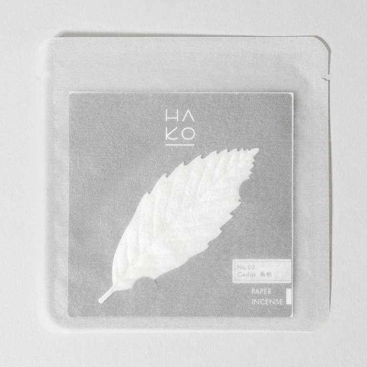 Morihata International Ltd. Co. - Wholesale Incense - HA KO Paper Incense - Cedar0
