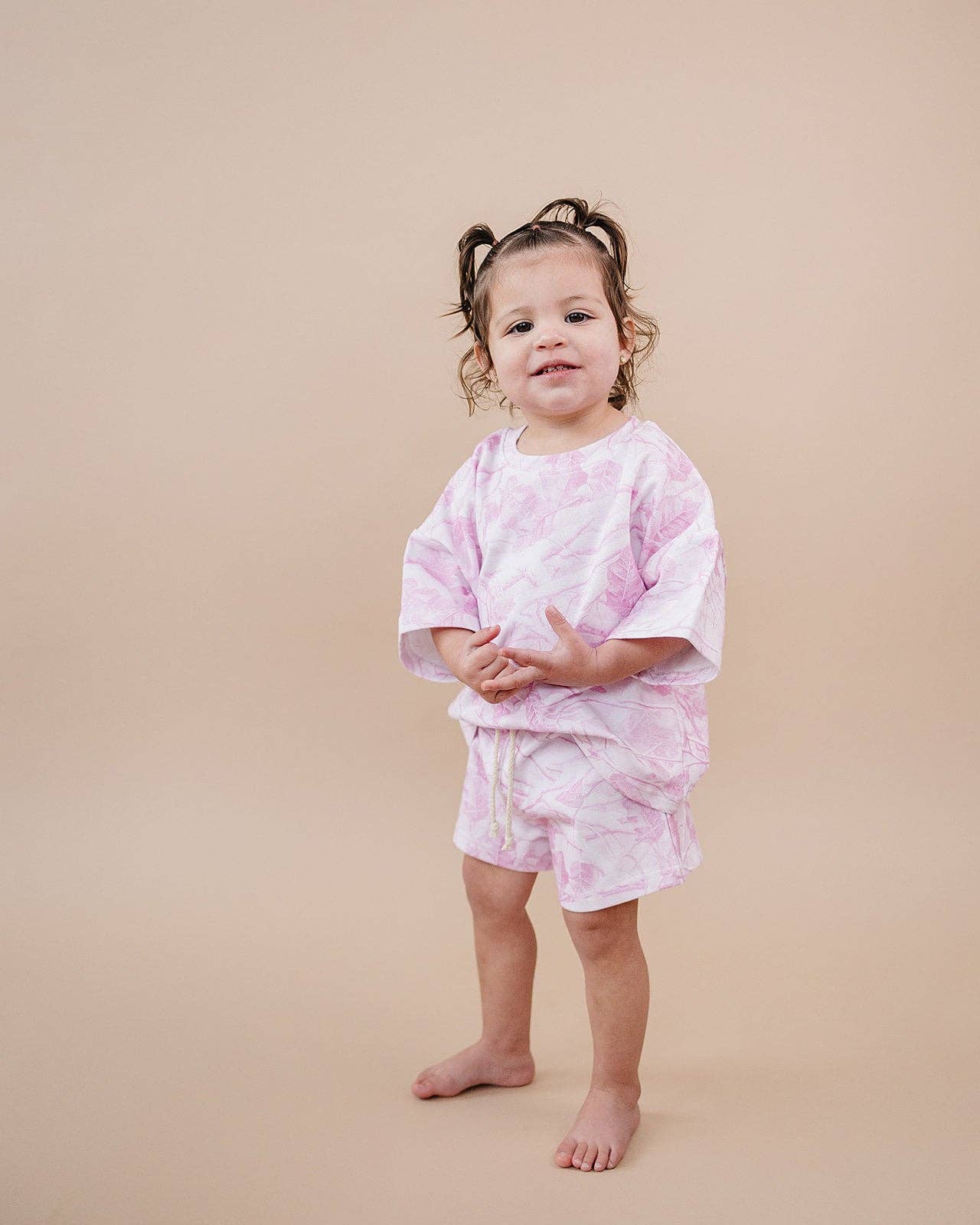 Lucky Panda Kids - Wholesale Top & Short Set - Kids - Shorts Set | Pink Camo11