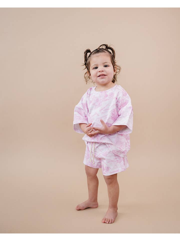 Lucky Panda Kids - Wholesale Top & Short Set - Kids - Shorts Set | Pink Camo11