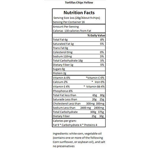 Ita's - Wholesale Chips - Ita's Yellow Corn Tortillas Chips