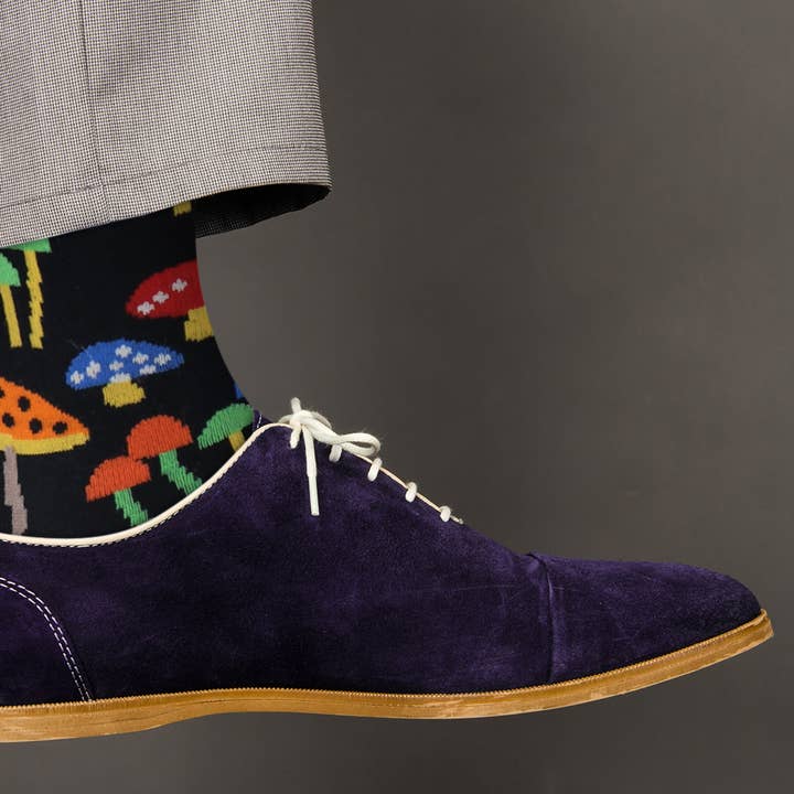 Real Sic - Vente Chaussettes – unisexe - Chaussettes Plantes - Chaussettes drôles de champignons, de cactus, de palmiers