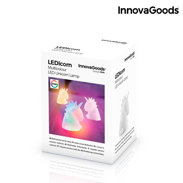 InnovaGoods - Wholesale Night Light - Kids & Baby - InnovaGoods LEdicorn Multicolor Unicorn Lamp2