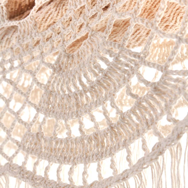 Limbo Imports Hammocks – wholesale Hammock – White Artisan-made Woven Crochet Luxury Hammock- 100% Cotton6