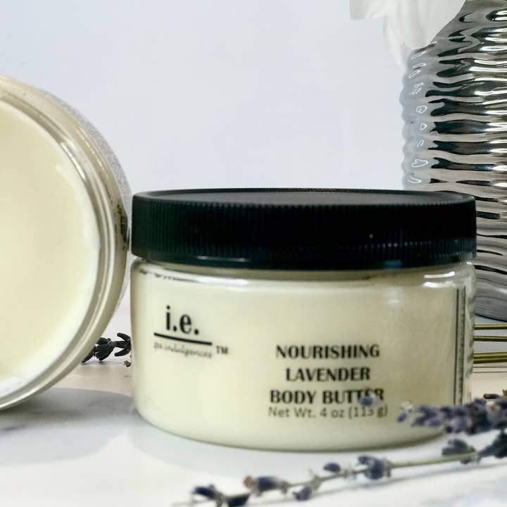 4 oz de beurre corporel nourrissant pour la vente par I.E. Spa Indulgences
