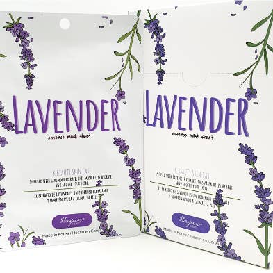 HAYAN K-Beauty - Wholesale Skincare Face Mask - Lavender Sheet Mask