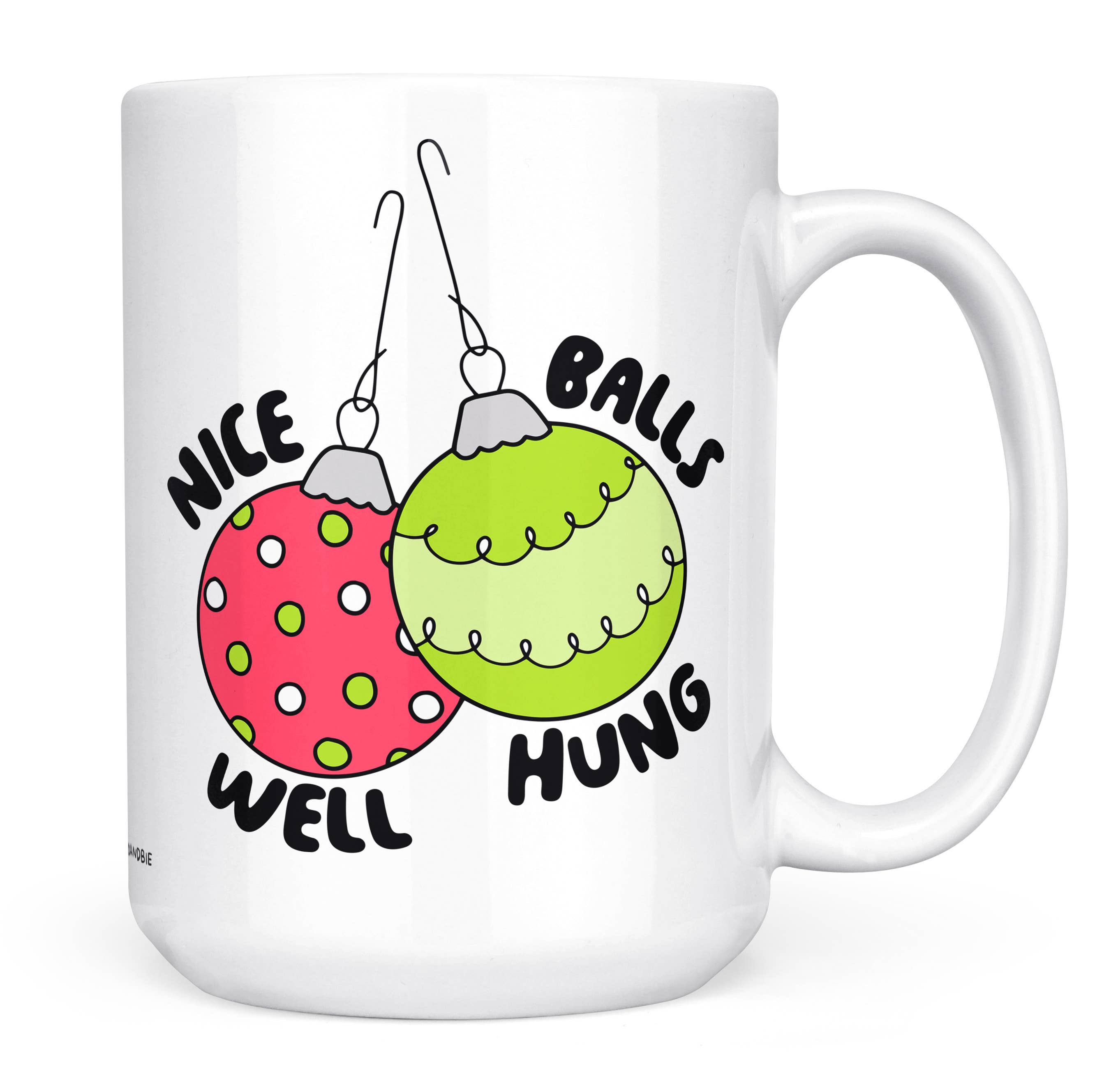 coco+bie designs - Wholesale Koffiemok - Grappige Kerstmok – Mooie Ballen Goed Opgehangen Ornamentontwerp1