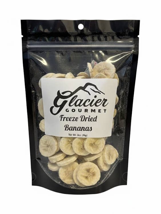 Bananas Liofilizadas - Saco de 85g por atacado de Glacier Gourmet