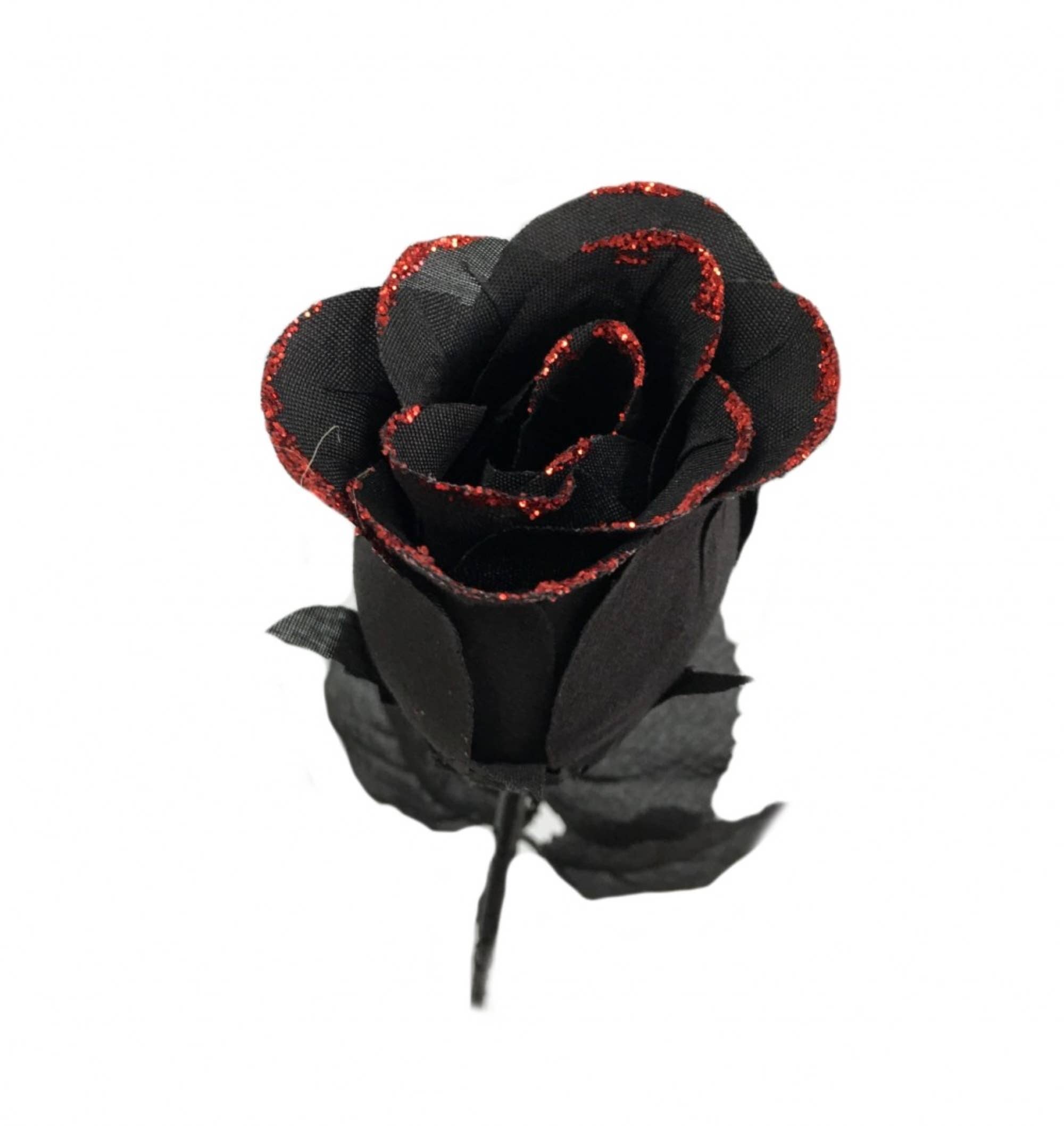Angel Isabella - Wholesale Artificial Flowers - 24"Halloween Artificial Glittered Rose gothic decor wedding4