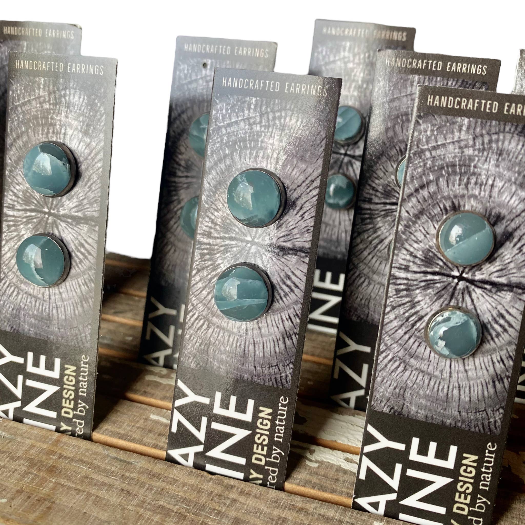 Lazy Pine Clay Design - Wholesale Jewelry Set - Ice Queen Framed Stud Sets1