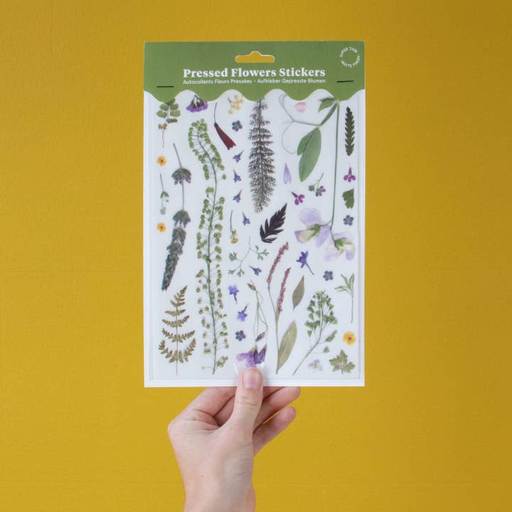 Botanopia USA - gifts , decor and cards for plant lovers - Wholesale Sticker - Pressed Flowers Sticker Sheet10
