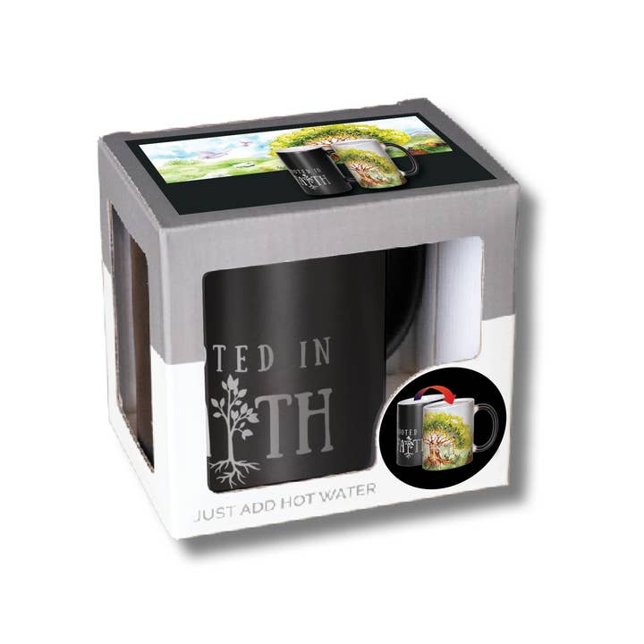The Mug Experience - Wholesale Coffee Mug - Matte Color Changing Mug - Rooted in Faith