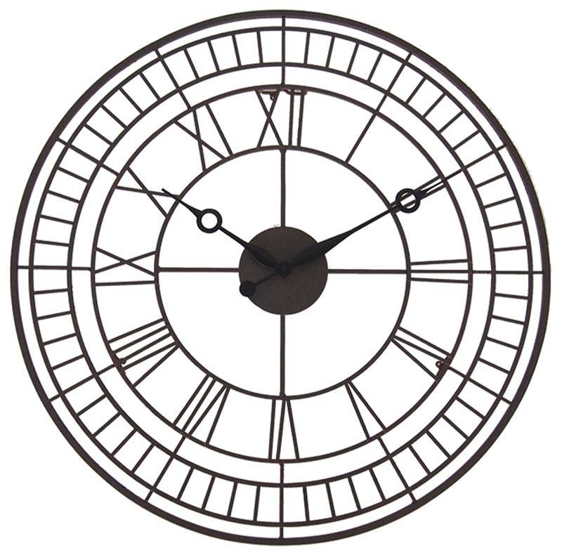 Hermle - Vente Horloges murales - Horloge murale en fer forgé Diane avec chiffres romains1