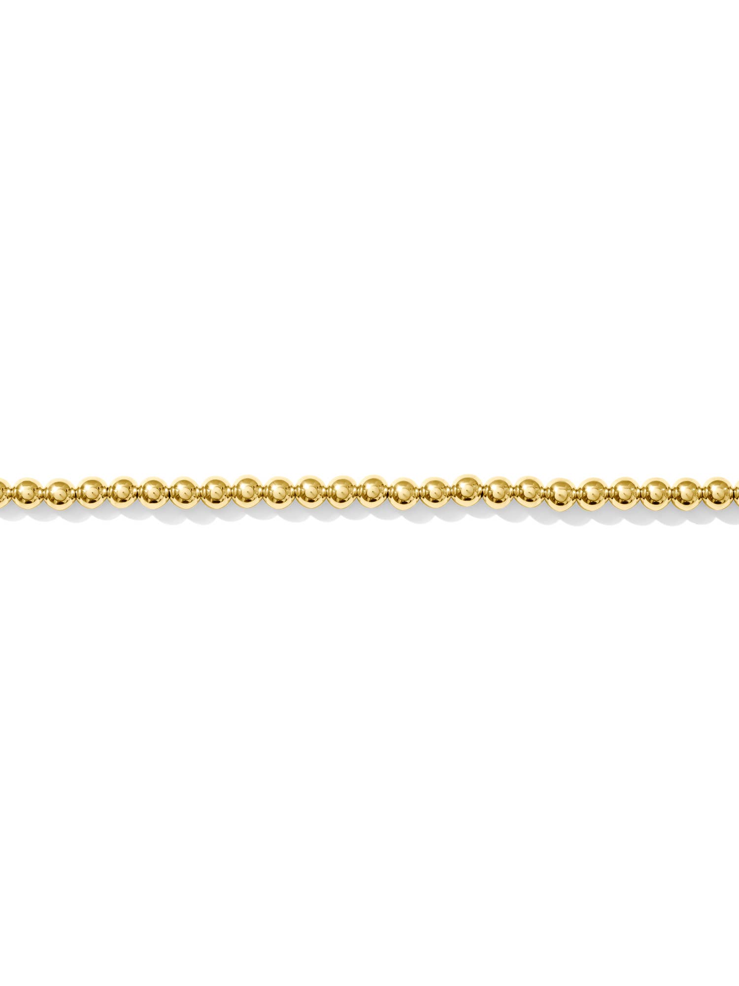 Kaylie Dawn Jewelry - Wholesale Beaded/Pearl Necklace - Jane 14K Gold Filled Classic Gold Beaded Necklace in 5mm8