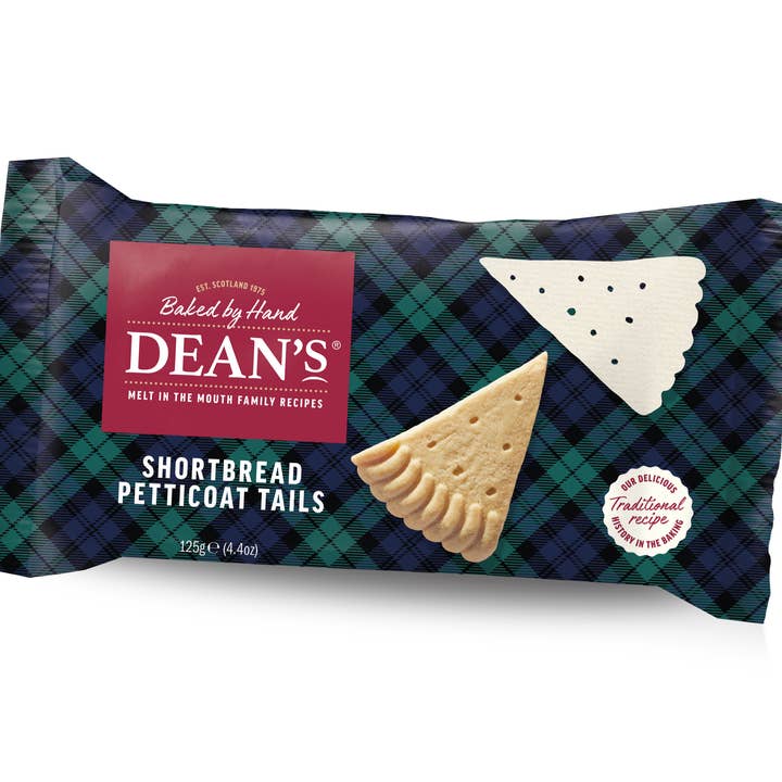 Dean's of Huntly Ltd - Wholesale Cookie - Traditional Scottish Shortbread Petticoat Tails 125g