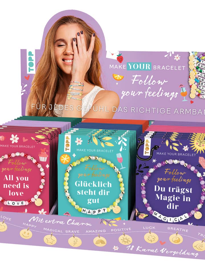 Follow Your Feelings - Jewelry Sets Display 50 pcs. for wholesale by frechverlag TOPP & BusseSeewald