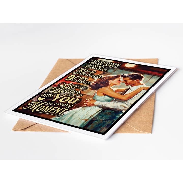 Greeting Cards by Katie Doodle & Gifts by Matchbox Card Co – Engroshandel Valentinsdagskort – Søde sjove håndlavede vintage valentinskort til hende, ham4