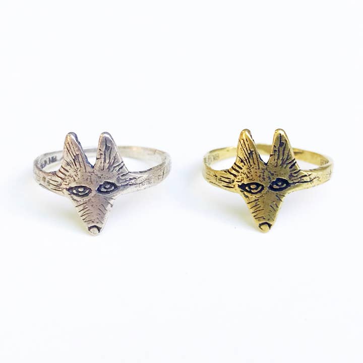 Itty Coyote Ring for wholesale by Freedumb Founded