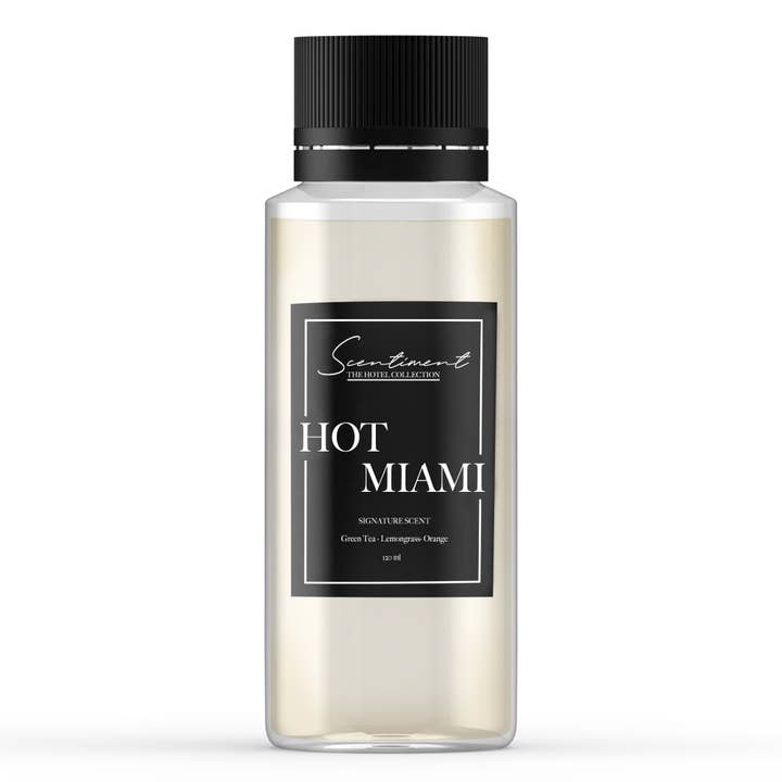 Scentiment - Wholesale Jar/Filled Candle - Hot Miami Sea Salt & Green Tea Jar Candle