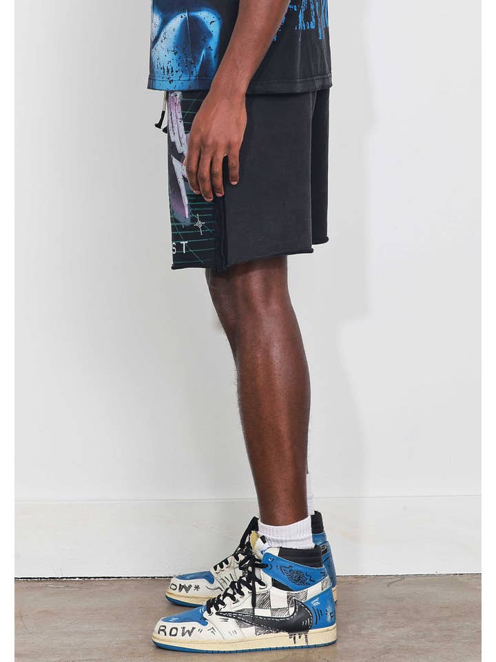 Black WASHED HUMANITY FIRST SHORTS for wholesale on Faire