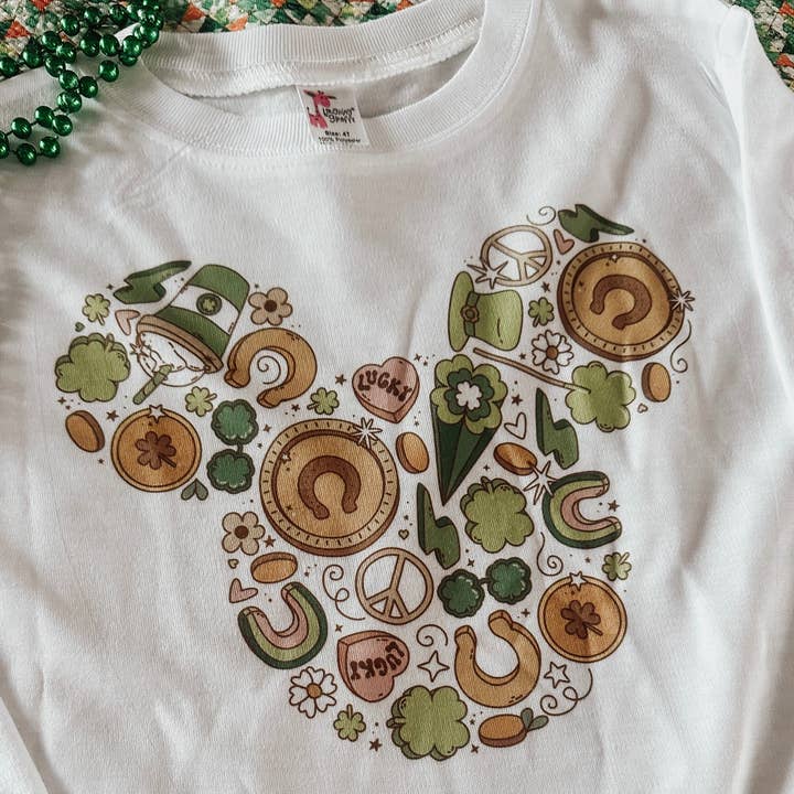 Lucky Mouse T-Shirt für den Großhandel von Peach Tree Textile + Trends