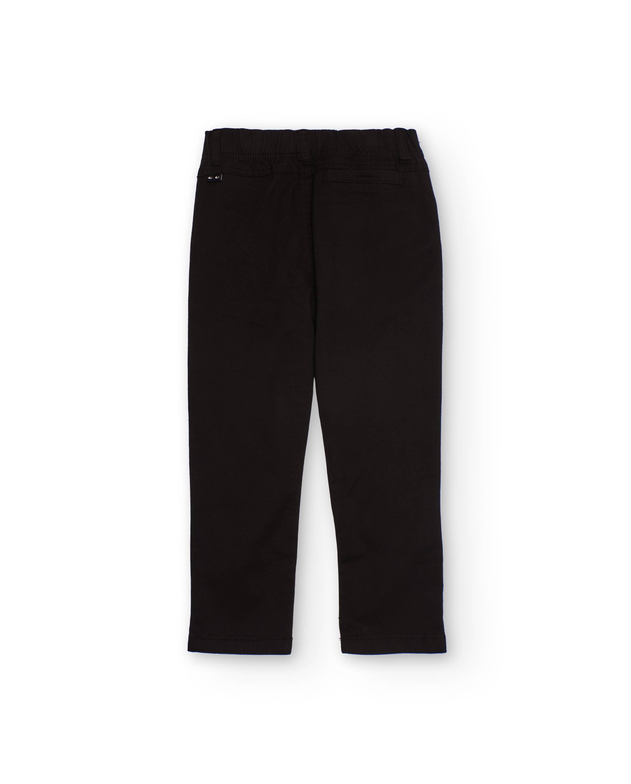 tuc tuc - Wholesale Pants - Kids - Black chino pants for boys with an elastic waistband1
